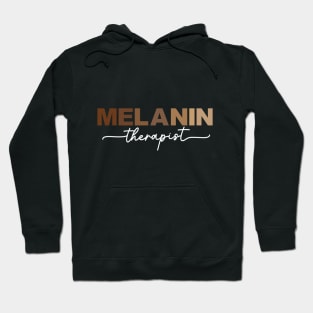 Melanin Therapist LCSW Licensed Clinical Social Worker Hoodie